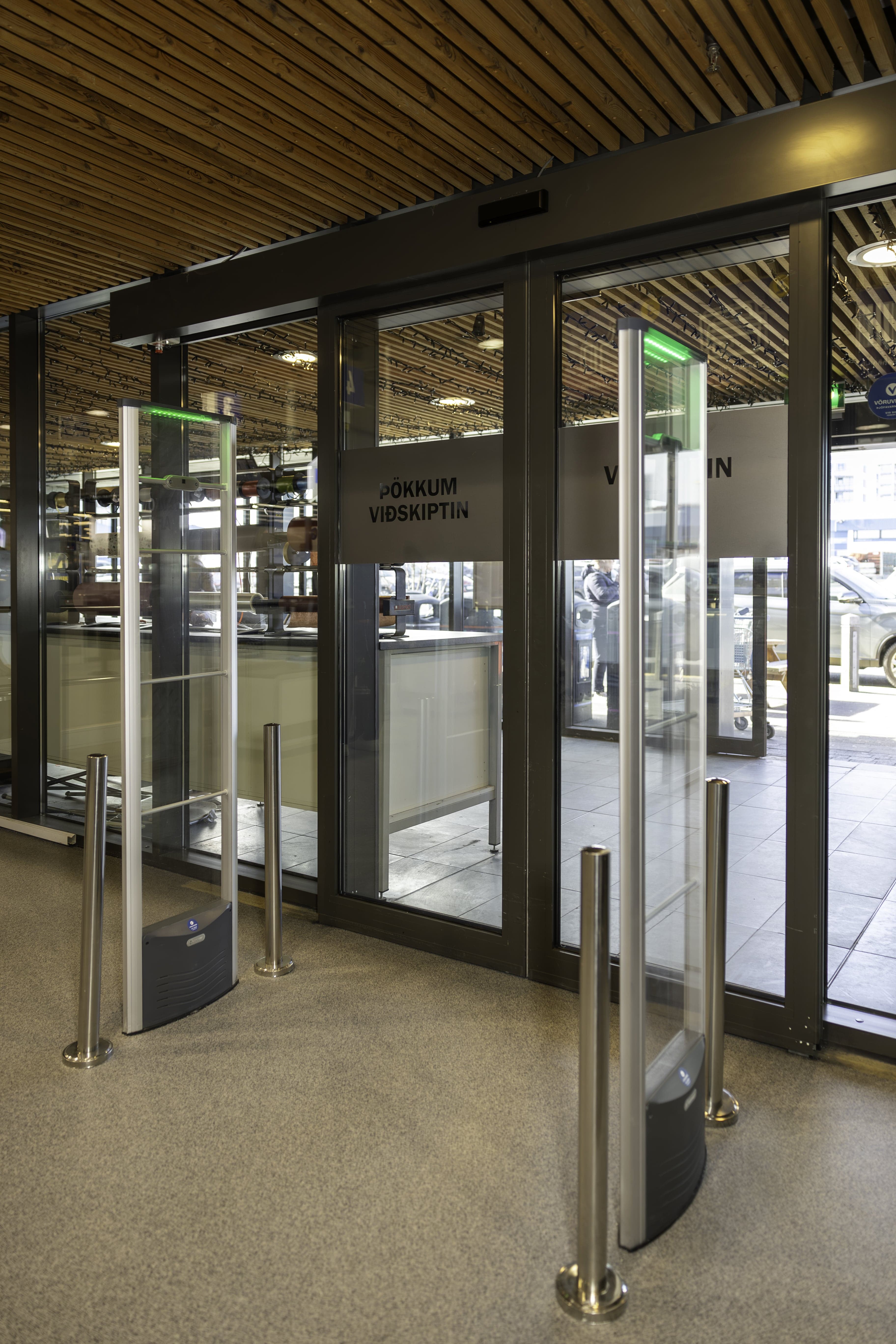 Þjófnavarnakerfi fyrir verslun